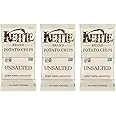Kettle Chips Unsalted 8.5 Ounce (Pack of 3)