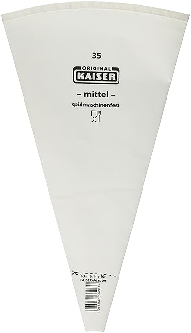 KAISER Spritzbeutel 35 cm Profi Dekorier-Center sehr stabile kochfeste Baumwolle wiederverwendbar extra glatte Innenbeschicht