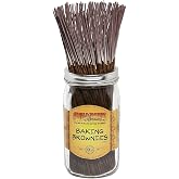 Baking Brownies - 100 Wildberry Incense Sticks | Warm and Decadent Dark Cocoa Scent, Premium Incense Sticks, Home Fragrance Aromatherapy, USA made, 100 Count