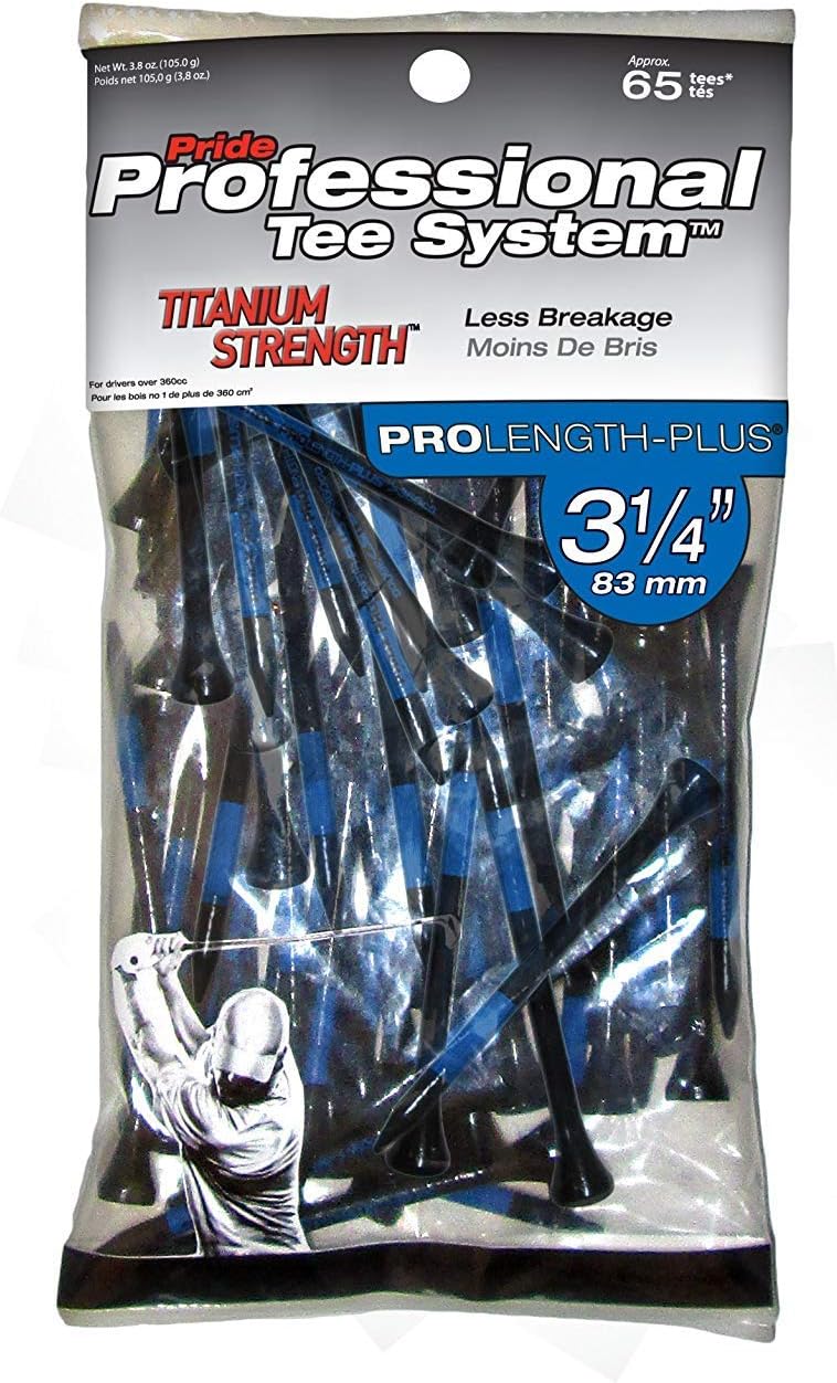 Pride Professional Tee System Titanium Strength Wood Golf Tee