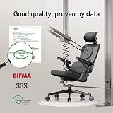 SIHOO Ergonomic Office Chair with Lumbar Support and 3D Armrests view 10