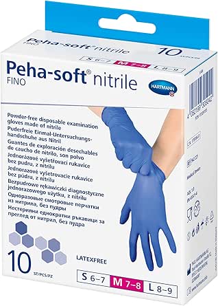 Peha-soft nitrile FINO - Guantes de exploración (talla ...
