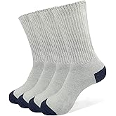 TMD THEME DESIGNER Non-Binding Top Extra Wide Diabetic Socks Cushioned Thick Warm Socks