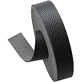 picheng Faux Leather Strap 1 Inches Wide Lychee Texture Leather Straps for Crafts, 200 Inches Long Faux Leather Strips