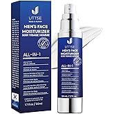 Uttse 6-in-1 Mens Face Moisturizer: Face Cream for Men - Reduce the Look of Eye Bags, Dark Circles, and Puffiness - Skin Care for Men - 1.7 fl oz - Made in Korea