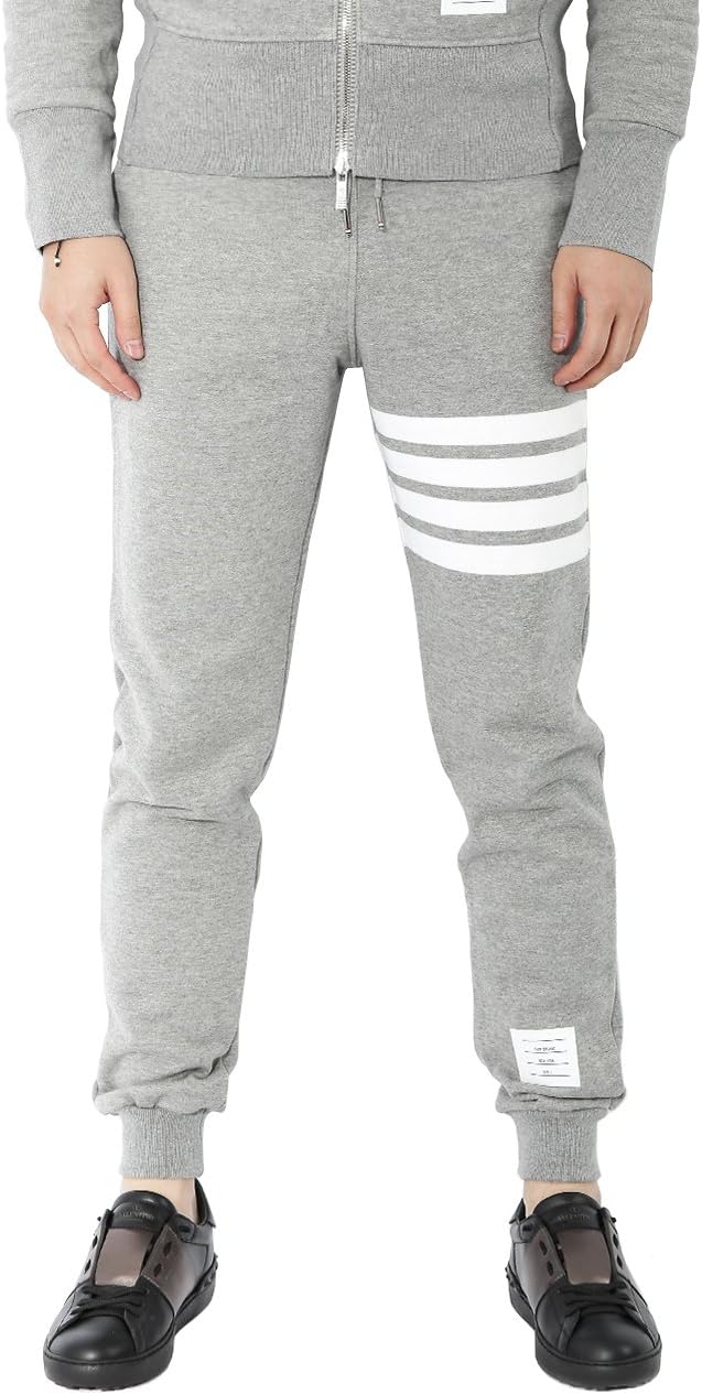 Wiberlux Thom Browne Men's Striped Leg Jogger Pants
