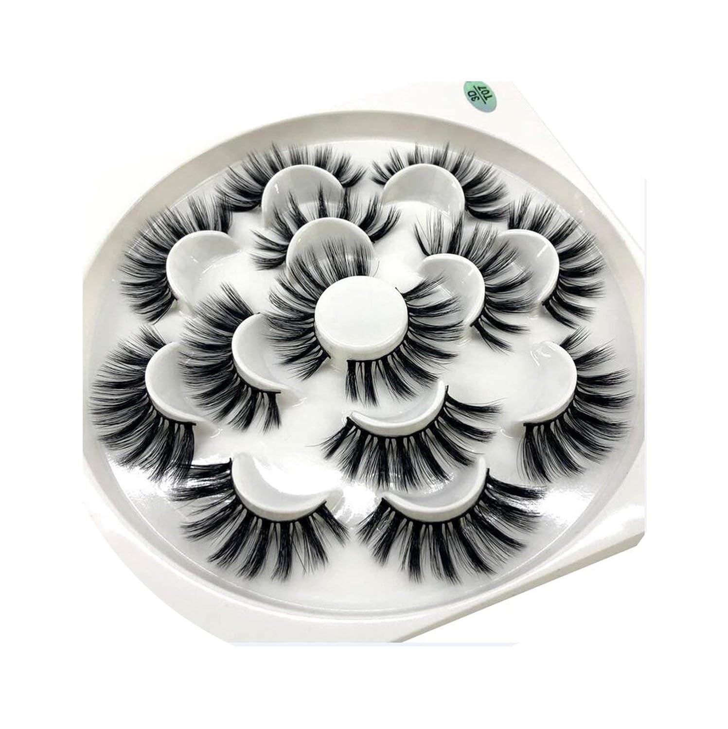 1/2/7 pairs natural false eyelashes fake lashes long makeup 3d mink lashes eyelash extension mink eyelashes for beauty,T 07