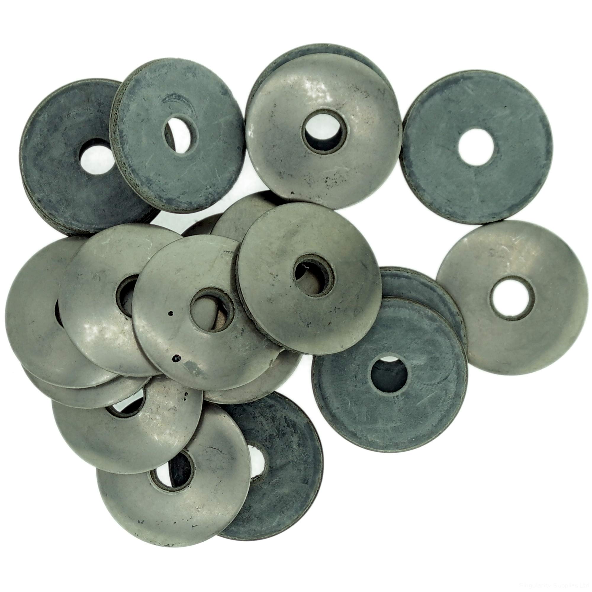 D6.7 (6.7mm x 25mm) Sealing Washer (Grey EPDM) - Stainless Steel (A2) (Pack of 20) โ image 1