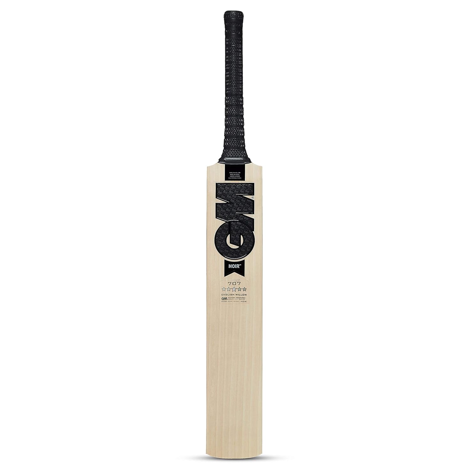 GM Noir 707 English Willow Cricket Bat for Men and Boys Short Handle