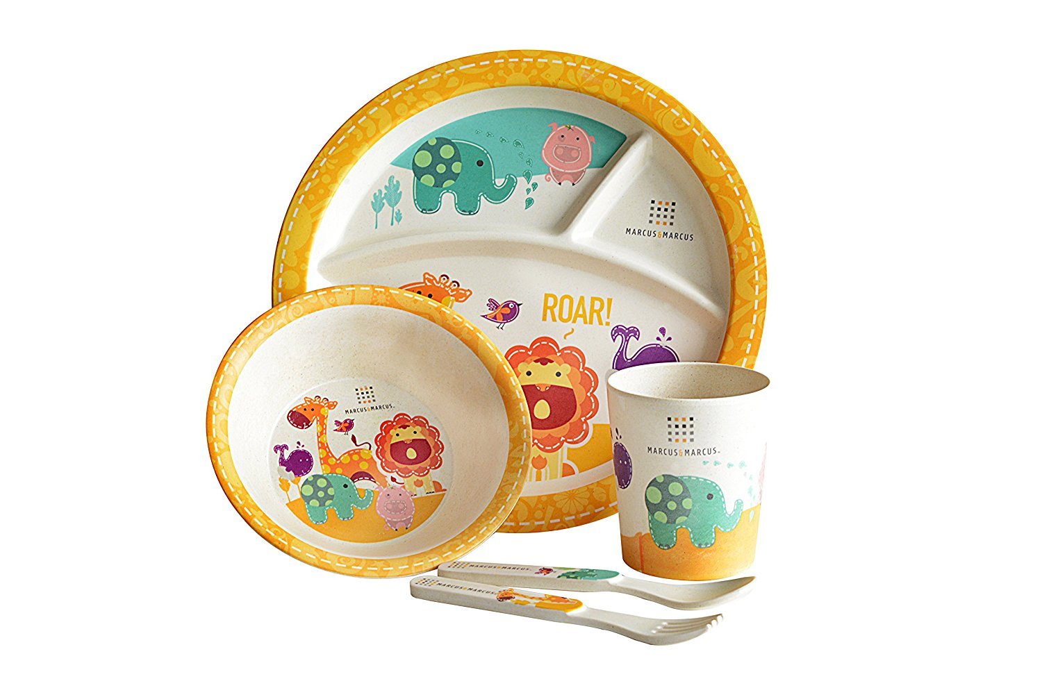 BambooFibreDinnerSet5pieceBabydinnerdiningset