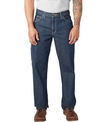 Prison Blues Men's Double Knee Work Jeans (7 Pocket) with