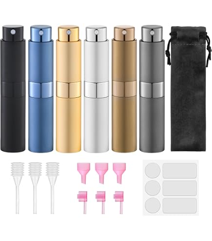 Amazon.com: Tekson Travel Perfume Atomizer Refillable 8ml (5 PCS