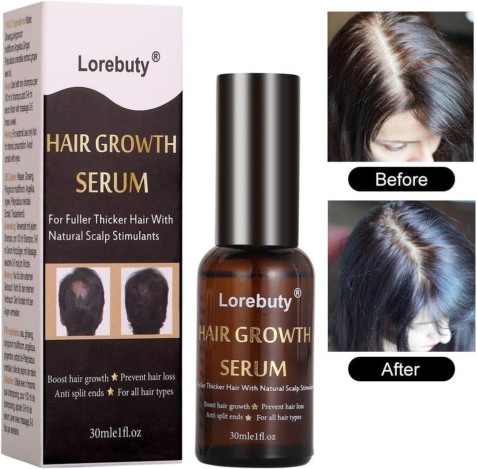Hair Growth Essential Oil,Hair Growth Serum,Anti Hair Loss,Naturally Hair Growth & Hair Thickening, Fast Hair Treatment Serum Oil Hair Care Product For Men&Women