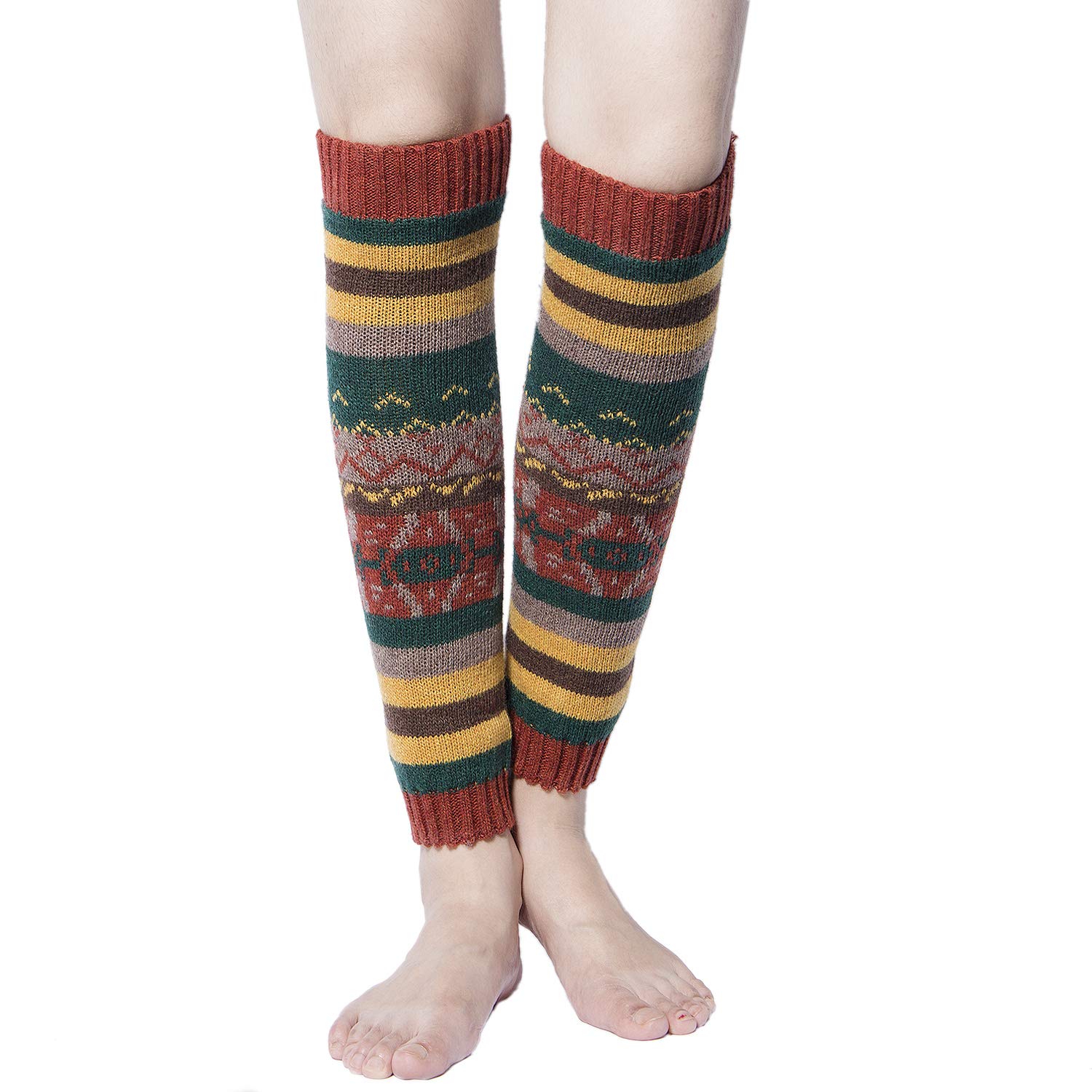 Women S Hosiery Socks Women Boho Winter Warm Leg Warmers Cable Knit Knitted Crochet High Long Socks Badvocates