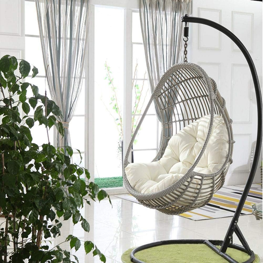 Rivetino Hanging Egg Chair, Swing Hanging Basket, with Thicken Hanging Chair Pad, Soft Swing Chair Cushion
