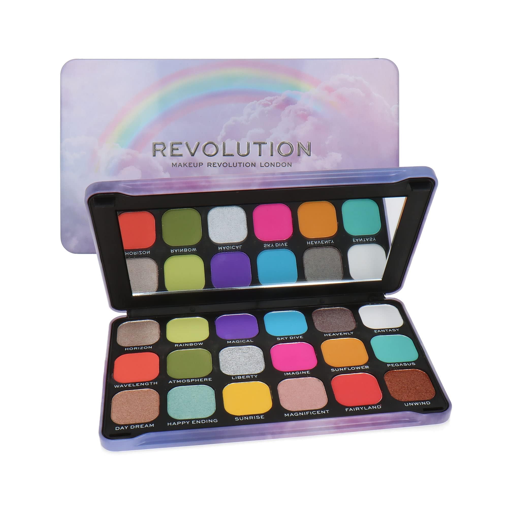 Revolution Rainbow Eye Shadow Palette 18 x 1.1g
