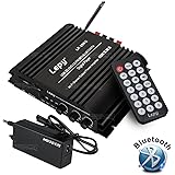 5A Power Supply Lepy LP-269S USB SD DVD CD FM MP3 Hi-Fi Bluetooth Wireless 4 Channels 45W RMS Digital Stereo Mulitimdia Audio Amplifier Player and Remote Controller