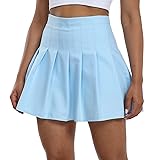 Women's Pleated Skirts Sky Blue Athletic Skirt Golf