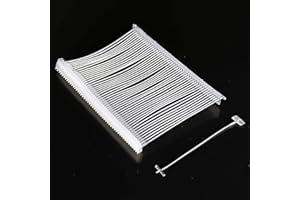 Origin-Joy 5000 PCS Standard Tagging Gun Fasteners, Clothing Tag Barbs Attachments for All Standard Price Tag Gun (Clear, 3 inch)
