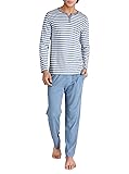 DAVID ARCHY Mens Pajamas Set Cotton Soft Sleepwear