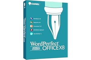 Corel WordPerfect Office X8 Home and Student (Old Version)