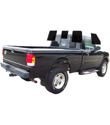 20% Tint Film Precut - 20% Shade For Ford Ranger Extended Cab 2001-2011