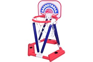 CASRRA Pool Basketball Hoop Pool Toys for Kids Ages 4-8 Water Basketball Hoop for Pool Games