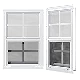 WRISIN 2 Pack Shed Windows 24" x 36" H Flush