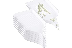 YARRD 6PCS Diamond Art Painting Sorting Trays – 3.8x2.8 Inch Plastic Diamond Art Painting Bead Sorting Trays Organizer Diamond Painting Accessories and Tools for DIY Crafts Rhinestone Sorting Tray