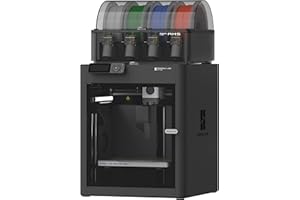 BAMBULAB Bambu Lab P1S Combo, P1S 3D Printer and AMS, Support Up to 16 Colors/Multi Materials, 500mm/s Fast Printing & High Precision, CoreXY & Auto Bed Leveling, Ready-to-Use FDM 3D Printers Large Print Size