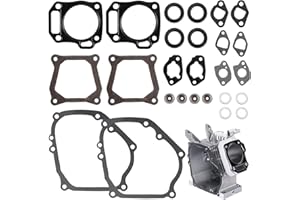 TNJPSEK Predator Hemi 212 Carburetor Exhaust Intake Gasket Kit, Small Engine Carb Head Gaskets Material Compatible with 196cc 212cc GX160 GX200 Power Equipment (212cc/GX160 Full Gasket Set)