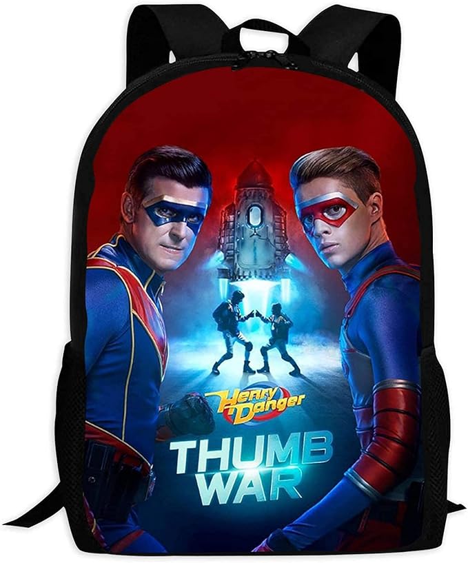 VJSDIUD Henry Danger Kids Backpacks for Boys Girls Elementary Middle