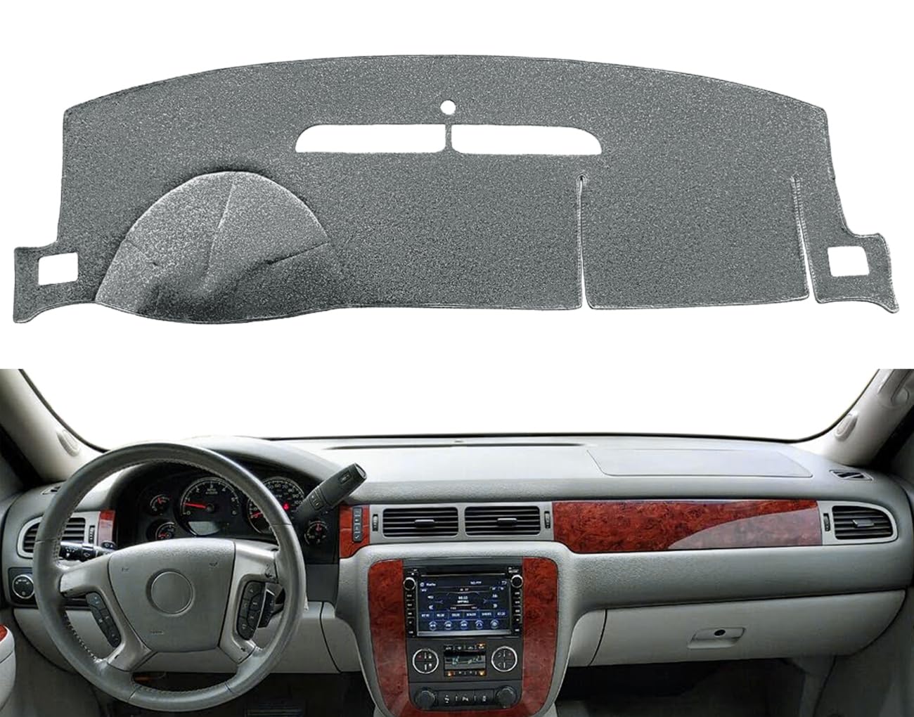 Photo 1 of ** BLACK**
Dashboard Cover Dash Mat Fit for 2007-2014 Chevy Chevrolet Tahoe Suburban,2007-13 Chevy Avalanche Silverado 1500 2500 3500 LTZ /2007-13 GMC Sierra SLT Denali,2007-14 GMC Yukon XL (Dark Gray) Y24