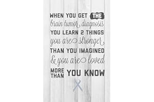 When You Get The Brain Tumor Diagnosis: Your Brain Cancer Journey, Blank Lined Journal To Write Your Story Notebook