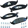 Bendix Premium SBC650 Ceramic Front Brake Pads for Chrysler Breeze 1996, Cirrus 2000-1995, Sebring 2000-1996, Stratus 1997-1995, Dodge Stratus 2000-1995, Plymouth Breeze 2000-1996