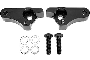 VIWEREL 2 Inch Adjustable Lowering Link Block Kit for Harley Davidson Touring Road Glide, Street Glide, Electra Glide, Ultra Classic and CVO Limited 2002-2023 (Black)