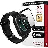 ZAGG InvisibleShield Glass Fusion - Engineered Hybrid Glass - Case Friendly Screen - Made for Apple Watch (42mm) Series 1/2/3 (200304653)