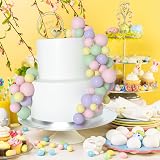 ASTARON 32 Pcs Ball Cake Topper Decorations Colorful Foam Balls Cake Picks view 4