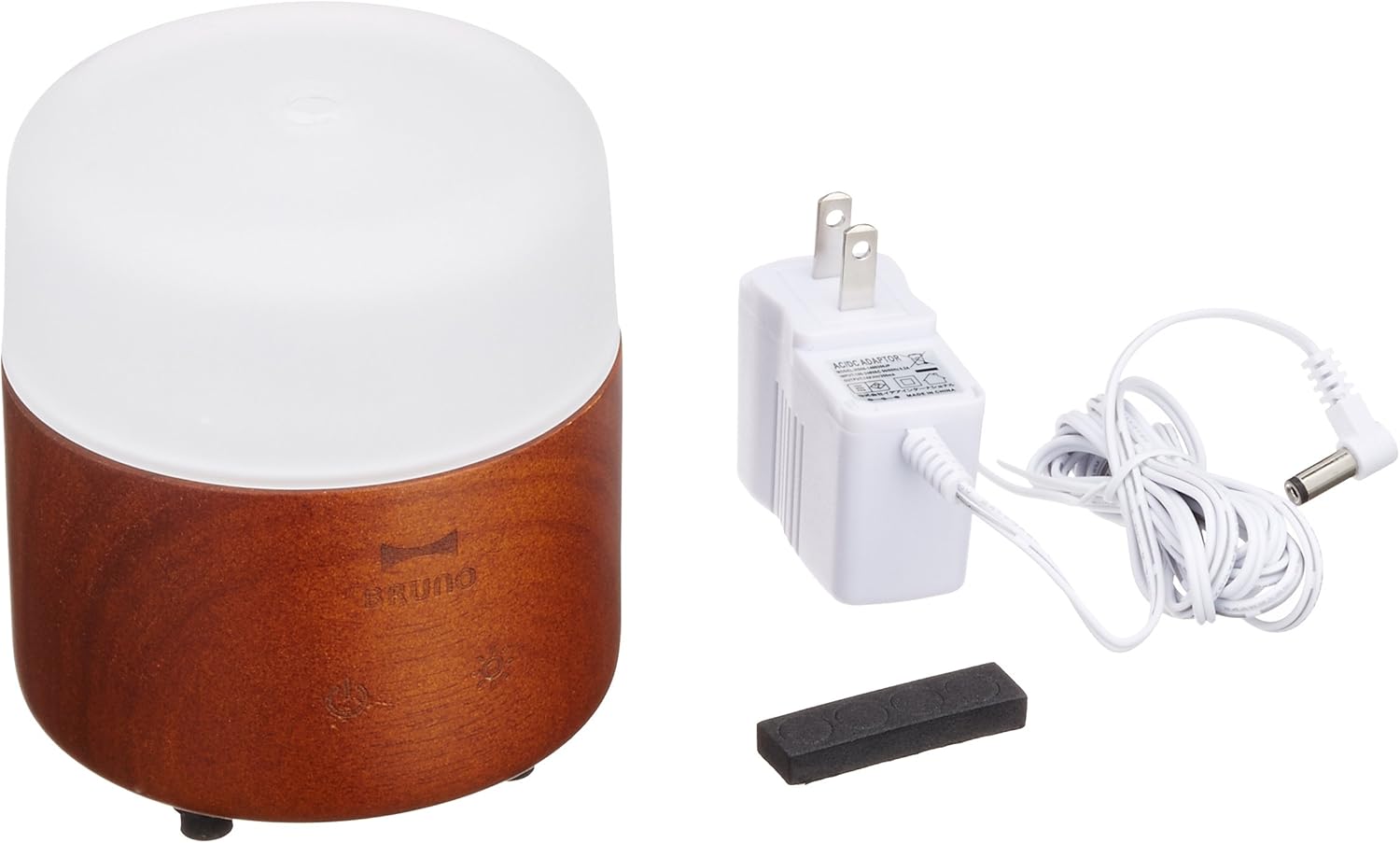 Amazon Bruno ウッドアロマディフューザー ラウンド Boe014 Dbr イデアインターナショナル 加湿器