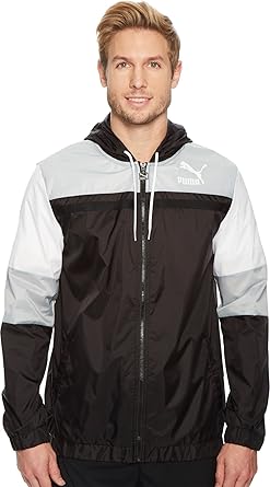 puma archive logo windbreaker