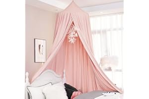 HGGTJJ Upgrade Version of Canopy for Kids Bed, Extra Large Canopy for Girls Room Decoration Princess Castle Play Tent Hanging House, Dreamy Canopy for Children Room Reading Nook Canopies