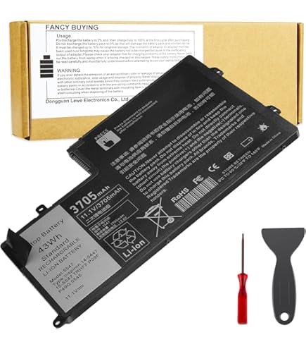 Amazon.com: Gomarty TRHFF 01V2F 1V2F6 Battery for Dell Inspiron 15