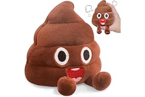 WYZOID Funny Farting Poop Plush Toy – 30 Hilarious Fart Sounds, Soft & Durable, Perfect Gag Gift for Kids, Pets, and Pranks – Ready to Use for Endless Fun and Laughter!