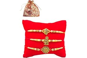 Arvnika Rakhi for Brother, Stylish Bracelet RAKHI with BEST Design - Thread Raksha bandhan Rakhi Gift, Wrist bands for loving/Brother Sister, Father & Friends.