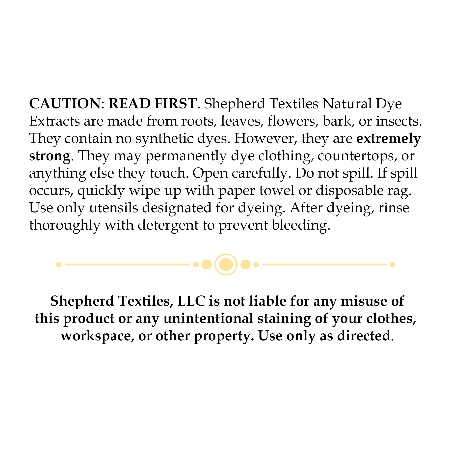 Shepherd Textiles Cochineal Extract Natural Dye, 1 oz.