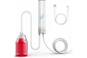 VANPET RV Electric Antifreeze Pump Kit, RV Winterizing Kit, Self-Priming Water Pump with 2 Hoses, Winterize RV Plumbing System, Marine Boat, Camper