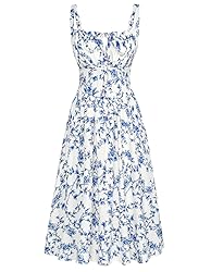 Scarlet Darkness Floral Dress for Women Ruched Bust