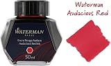 Waterman Audacious Red Fountain Pen Ink 50ml Bottle view 2