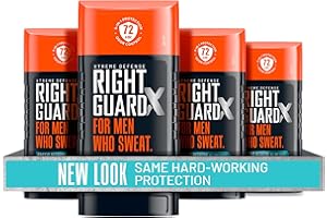 Right Guard Xtreme Defense Invisible Solid, Antiperspirant Deodorant, Arctic Refresh Scent - 5-in-1 Deodorant for Men, 72-Hour Odor Control, 2.6 oz (4 Pack)