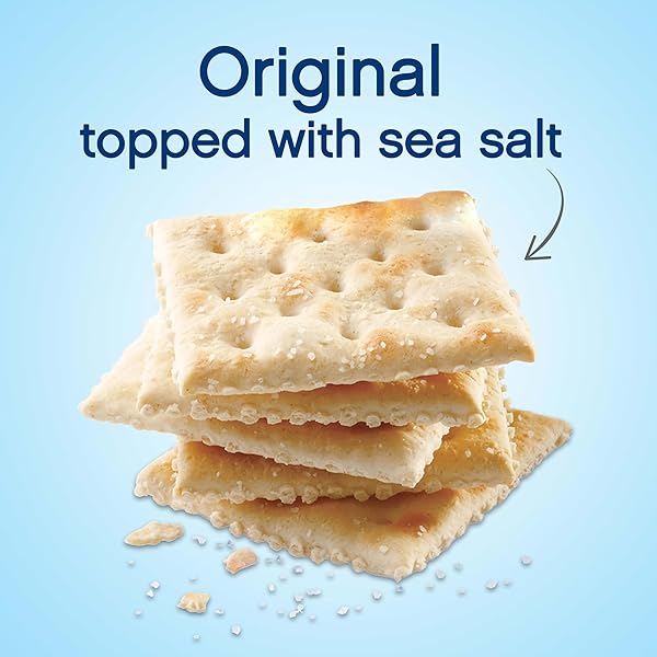 PREMIUM ORIGINAL SALTINE CRACKERS, LUNCH SNACKS, FAMILY SIZE, 24 OZ